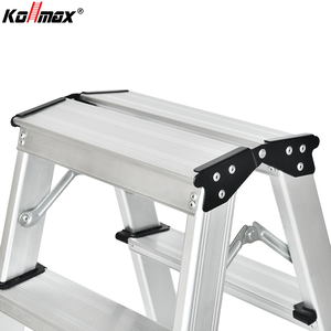 Échelle escamotable en aluminium <span class=keywords><strong>2</strong></span>-8 <span class=keywords><strong>marches</strong></span>, anti-rouille, capacité de charge 150 kg, portable pour la maison et la salle de bain, entretien et bricolage - Product Image 3