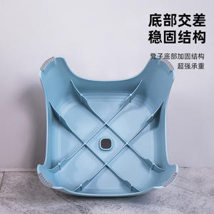 Taburete de Plástico Xitianlong 28.2x28.2x20 Cm, Duradero, Antideslizante, Reposapiés para Niños en el Baño - Product Image 1