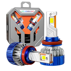 Luz LED de Alto Lumen de 240 W y 60000 LM para Automóvil, Faros Delanteros LED H7 H4 con Bombilla de Controlador, <span class=keywords><strong>Precio</strong></span> de Fábrica al por Mayor, Certificado IATF16949 - Product Image 1