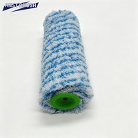 Rullo per pittura industriale da 9 pollici (230 mm) in fibra mista con gabbia a sgancio rapido, doppio blu, lunghezza pelo 24 mm, per il mercato indiano