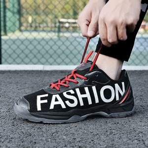 2022 zapatos de bádminton para hombres y mujeres, <span class=keywords><strong>zapatillas</strong></span> de tenis ligeras, forro de malla, moda de verano, sin cordones para atletas masculinos y femeninos - Product Image 2