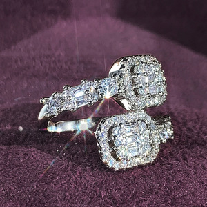 Anello Geometrico Regolabile per Donne, Elegante Gioiello da Dito per Matrimonio - Product Image 5
