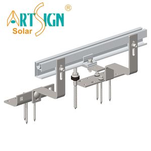 <span class=keywords><strong>Crochet</strong></span> de toit en acier inoxydable robuste |   Ancre de sécurité pour toits en tuiles et poutres en bois ART SIGN - Product Image 3