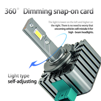 Faros LED D3S de 4.ª Generación para Automóviles, Alto Lumen 6500K, DC45V, Certificación CE, Impermeables