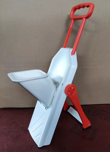 Rebanador de <span class=keywords><strong>mandolina</strong></span> para cocina, cortador de alambre <span class=keywords><strong>vertical</strong></span> para comida rápida, prensa manual de 4 hojas para restaurante y vegetales - Product Image 6