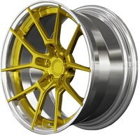 Jantes forgées en alliage léger 2 pièces Custom Polish Barrel 5x114.3 5x120 5x112