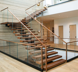 CBMMart <span class=keywords><strong>Escalier</strong></span> intérieur moderne personnalisé <span class=keywords><strong>Escalier</strong></span> flottant en bois massif de style américain pour nouvelle maison <span class=keywords><strong>ou</strong></span> rénovation - Product Image 4