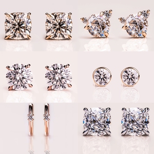 Fornitore di Fabbrica ZYO di Gioielli Personalizzati in Moissanite di Alta Qualità Collana Orecchini Anelli Ciondolo Alta Gioielleria per Donna - Product Image 6