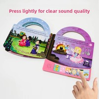 Module sonore en plastique à 6 boutons en forme de croissant, boîte sonore à pression pour livres, emballage personnalisable disponible en gros