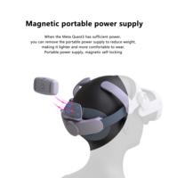 Sangle de tête VR avec batterie Prolonger Playtime Elite Strap Support amélioré pour Meta Quest 3