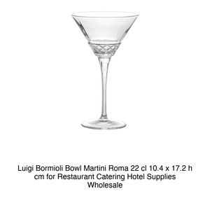 <b>Martini</b> Glass 22 cl Roma 1960 H 17.2 cm Ø 10.4 cm Luigi Bormioli - Product Image 2