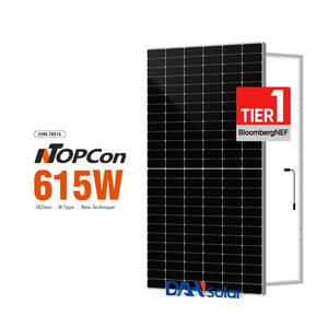 แผงโซลาร์เซลล์แบบโมโนและไบเฟเชียล TOPcon 610W 620W 600w จากรอตเตอร์ดัม สหภาพยุโรป - Product Image 4