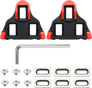 Tacchette SPD per <span class=keywords><strong>Scarpe</strong></span> da <span class=keywords><strong>Ciclismo</strong></span>, Compatibili con Pedali SPD-SL Sistema SH11 SH12 SH10, Ricambio per Tacchette Bici da <span class=keywords><strong>Strada</strong></span>/Montagna - Product Image 5