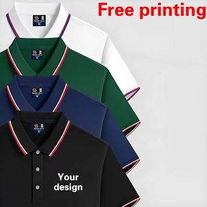 Polo corporativo personalizado, logotipo bordado, uniforme de trabajo, camisa publicitaria de manga corta, ropa de trabajo impresa personalizada - Product Image 3