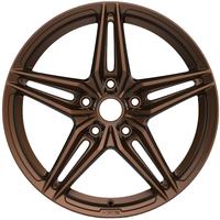 Roue en aluminium forgé de course à cinq rayons haute performance 17 18 19 pouces PCD 5X100 5X112 5X114.3 roue en alliage