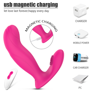 S-HANDE Wearable Women <strong>Vibrator</strong> with Remote Control and 9 Vibration Patterns for Hands-free G-spot <strong>Clit</strong> <strong>Vibrator</strong> for Female - Product Image 2