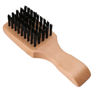 Barber Shop blaireau en <span class=keywords><strong>bois</strong></span> poils <span class=keywords><strong>de</strong></span> sangliers gros pinceau à barbe noir pour hommes - Product Image 2
