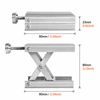 Plateforme de levage de laboratoire réglable en alliage d'aluminium de 90 mm pour niveau laser et plateforme de levage de laboratoire - Vente chaude