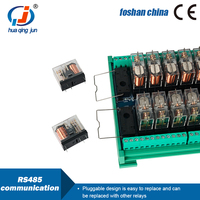 Huaqingjun Module de relais de Communication RS485 32 canaux Protocole Modbus RTU Télécommande Module DO pour la domotique