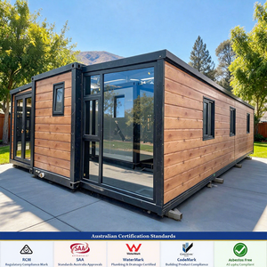 Maison Modulaire Conteneurisée Extensible 2-3 Chambres et Salle de Bain, Conforme aux Normes AU, Unité de Location Type Granny Flat, Idéale pour Zones Côtières, 25 Ans, 30-40 Pieds - Product Image 1
