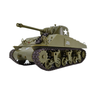Char d'assaut télécommandé Henglong 1/30 Sherman, chars de combat infrarouges, 2,4 GHz, modèle US M4A3 pour enfants - Product Image 1
