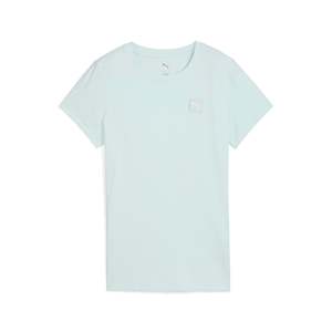 T-shirt Puma pour femme, bleu aquamarine, manches courtes, vêtement décontracté - Product Image 1