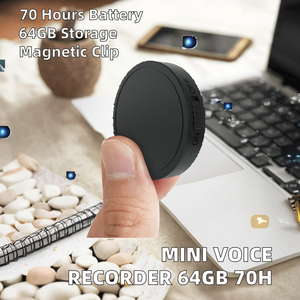 Mini Grabadora de Voz Digital de 64 GB, 70 Horas de Batería, Sonido Nítido, Activación por Voz, Magnética, Alta Calidad, USB, para Exteriores, 1 Año de Garantía - Product Image 2