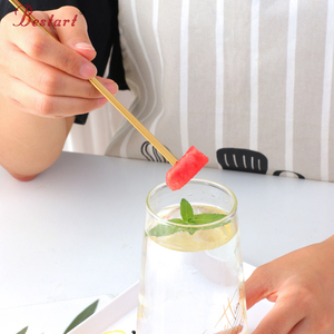 Fourchette et cuillère à cocktail en acier inoxydable à long manche pour mélanger et servir lors de fêtes - Product Image 4