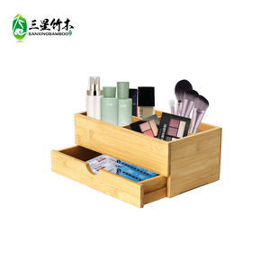 Organizador de escritorio para oficina en casa y caja de almacenamiento, caja de almacenamiento de cosméticos con compartimentos y cajones - Product Image 2