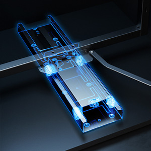 Cesta extraíble Cooper Monster para gabinete alto, almacenamiento multicapa de bebidas, gabinete de cocina moderno de aleación de aluminio y MDF - Product Image 3