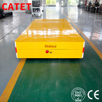 Chariot de transfert sans rail pour atelier de 20 tonnes, mini-chauffette électrique sans fil à direction flexible