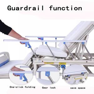 Cama de Hospital Manual de 2 Funciones con Manivela, Automática, para Enfermería Médica, Venta Directa de Fábrica - Product Image 3