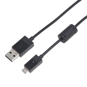 Đen 2.75m dài <span class=keywords><strong>Micro</strong></span> <span class=keywords><strong>USB</strong></span> sạc cáp sạc cho Sony PlayStation <span class=keywords><strong>PS4</strong></span> Xbox một bộ điều khiển trò chơi chơi dây điện - Product Image 5