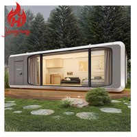Hôtel préfabriqué, maison d'hôtes, bureau, conteneur mobile, mini capsule de luxe, pod Apple détachable, espace modulaire, capsule, maison, centre commercial, chambre à coucher