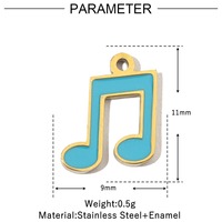 Soleil Musique Style Bohème Pendentif En Acier Inoxydable DIY Ours Dégoulinant D'huile Petit Poisson Coeur pour Femme Collier Suspendu Idée Cadeau