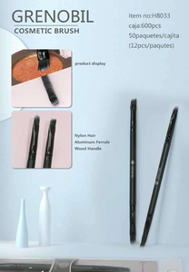 GRENOSIL Pennello per trucco a doppia punta, pennello angolato per sopracciglia e correttore X 600, manico in plastica con setole sintetiche - Product Image 3