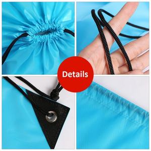 Original Factory Customized Polyester Foldable Drawstring <b>Bag</b> Recycled Waterproof 210D Anti-Theft <b>Sport</b> Promotion Fashion Design - Product Image 3