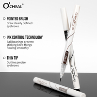 Crayon à sourcils OCHEAL longue tenue, waterproof, séchage rapide, formule anti-bavures, pour des sourcils naturels en trois dimensions.