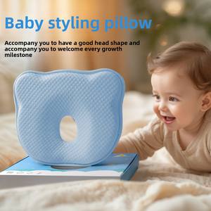 <span class=keywords><strong>Oreiller</strong></span> de mise en forme pour bébé en mousse à mémoire de forme, <span class=keywords><strong>anti</strong></span>-tête <span class=keywords><strong>plate</strong></span>, à rebond lent, pour nouveau-né, en gros, en stock, transfrontalier - Product Image 6