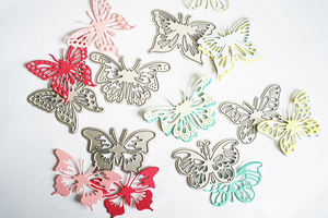 Pochoirs <span class=keywords><strong>de</strong></span> découpe en métal en forme <span class=keywords><strong>de</strong></span> papillon, pour scrapbooking, album photo, modèle <span class=keywords><strong>de</strong></span> papier, moule, gaufrage, décoration artisanale - Product Image 4