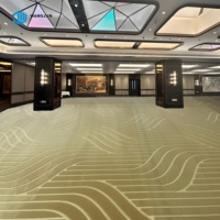 Tapis mur à mur en polyester gaufré au design de luxe Tapis Raschel gaufré Tapis de sol 4m Tapis de grande surface Moquette