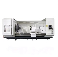 Mesin Bubut Pipa CNC Horizontal QK1343 440mm Single Spindle Bore Heavy Duty untuk Pemesinan Pipa Casing & Bor OCTG