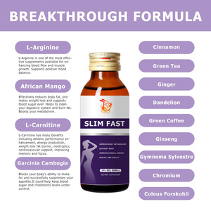 Suplementos Líquidos Naturales para Adelgazar Rápidamente, Más Vendidos, con Garcinia Cambogia y Canela, Promueven una Flora Intestinal Saludable y Equilibrada - Product Image 5