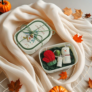 Novedad vela perfumada hecha a mano caja de velas de Navidad decoración de fiesta en casa sin humo vela de diseño de logotipo personalizado - Product Image 5