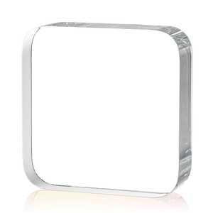 2025 Medalla de trofeo de cristal cuadrado colorido personalizado Cubo de Rubik tallado Impresión UV Diseño creativo Trofeo grabado - Product Image 5