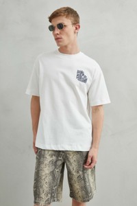 Imperio Unisex Oversize 100% Algodón Blanca Camiseta - Product Image 2