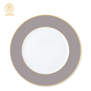 Service <span class=keywords><strong>de</strong></span> table en porcelaine fine minimaliste <span class=keywords><strong>gris</strong></span> foncé, 4 pièces, ensemble <span class=keywords><strong>de</strong></span> <span class=keywords><strong>vaisselle</strong></span> <span class=keywords><strong>de</strong></span> luxe, assiettes en céramique, chargeur <span class=keywords><strong>de</strong></span> mariage, ensembles <span class=keywords><strong>de</strong></span> <span class=keywords><strong>vaisselle</strong></span> - Product Image 4