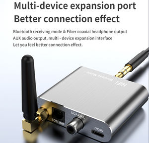 <span class=keywords><strong>Bluetooth</strong></span> 5.2 récepteur de musique <span class=keywords><strong>Audio</strong></span> sans fil aptx HD <span class=keywords><strong>convertisseur</strong></span> <span class=keywords><strong>analogique</strong></span> numérique Coaxial en Fiber haute fidélité pour Carr - Product Image 3
