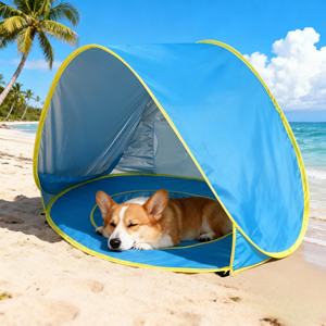 Tienda de Campaña Portátil para Perros, Mini Tienda para Mascotas, Tienda para Perros Pequeños, Cama de Playa para Cachorros - Product Image 1