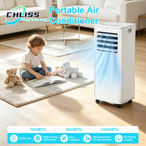 Climatiseur mobile split réversible 12000 Btu 14000 Btu avec unité extérieure silencieuse - Product Image 3